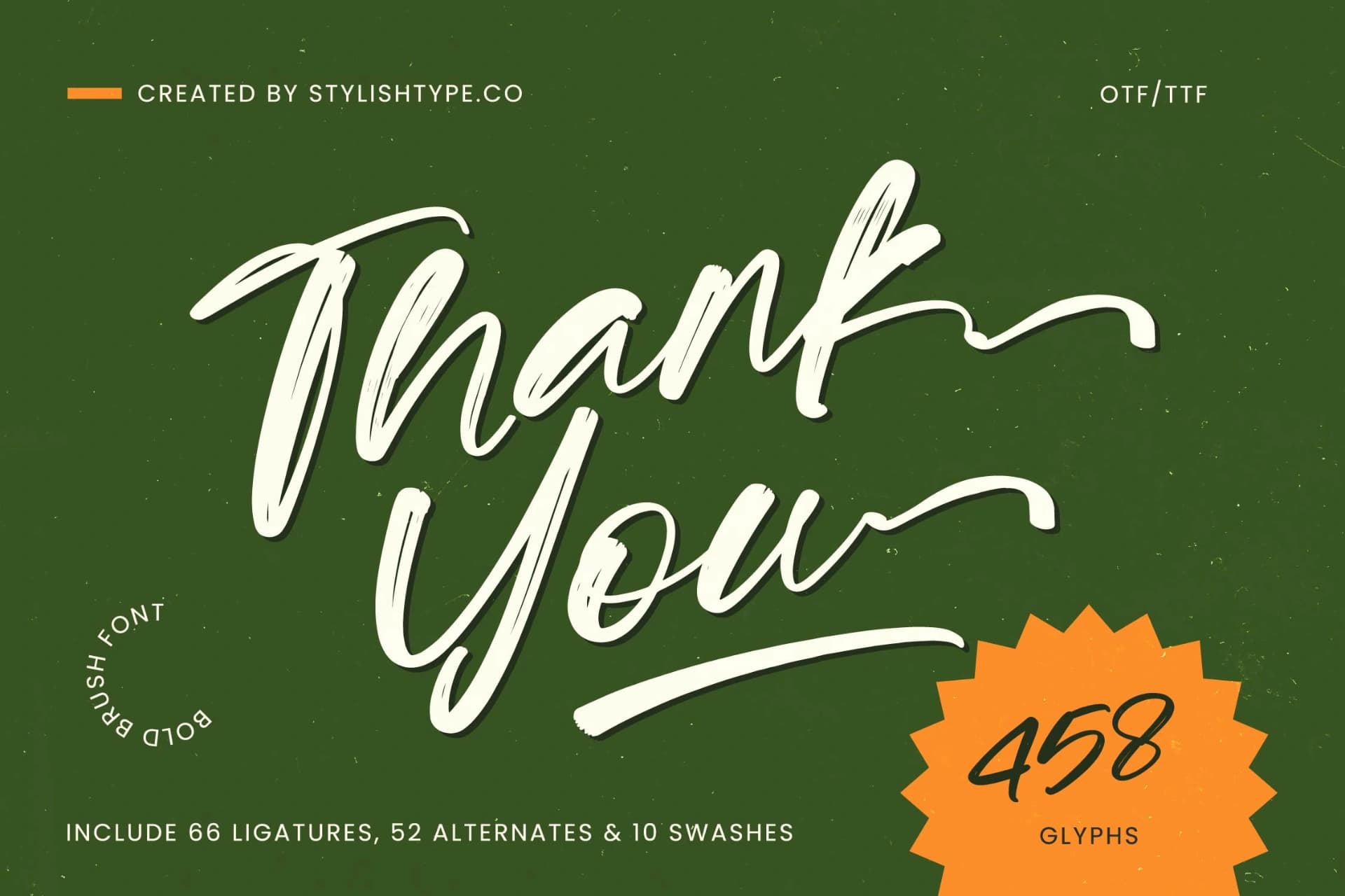 Preview 20 for Scatqin Bounty - Bold Brush Font