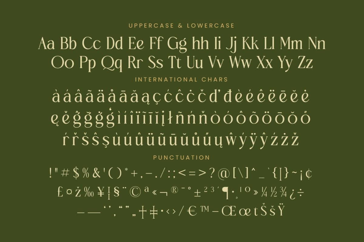 Preview 19 for Royale Grosta - Vintage Serif Font