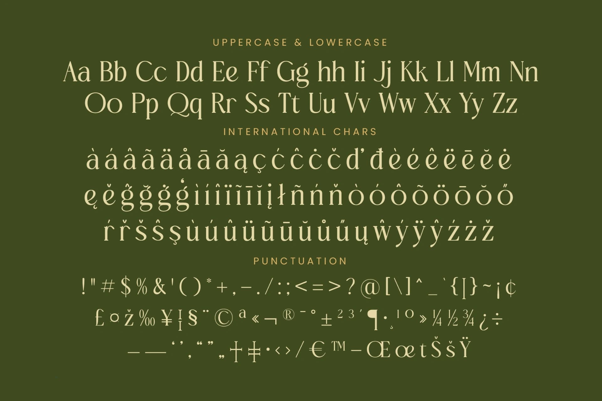 Preview 19 for Royale Grosta - Vintage Serif Font