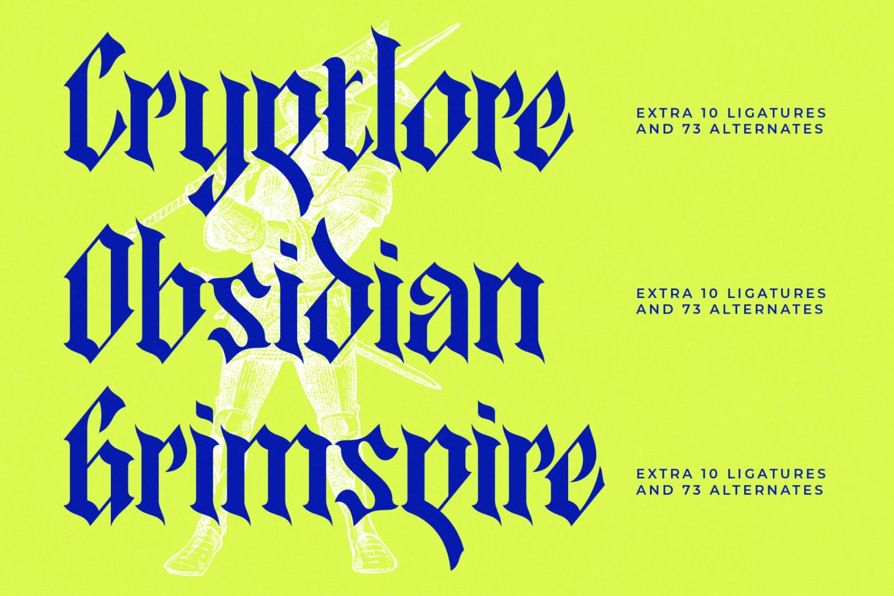 Preview 10 for Tearfang - New Blackletter Serif