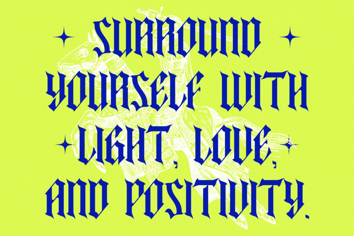 Preview 17 for Tearfang - New Blackletter Serif