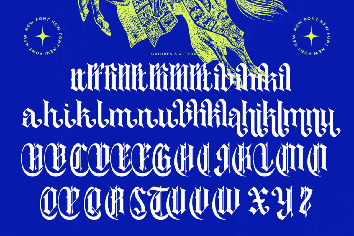 Preview 18 for Tearfang - New Blackletter Serif