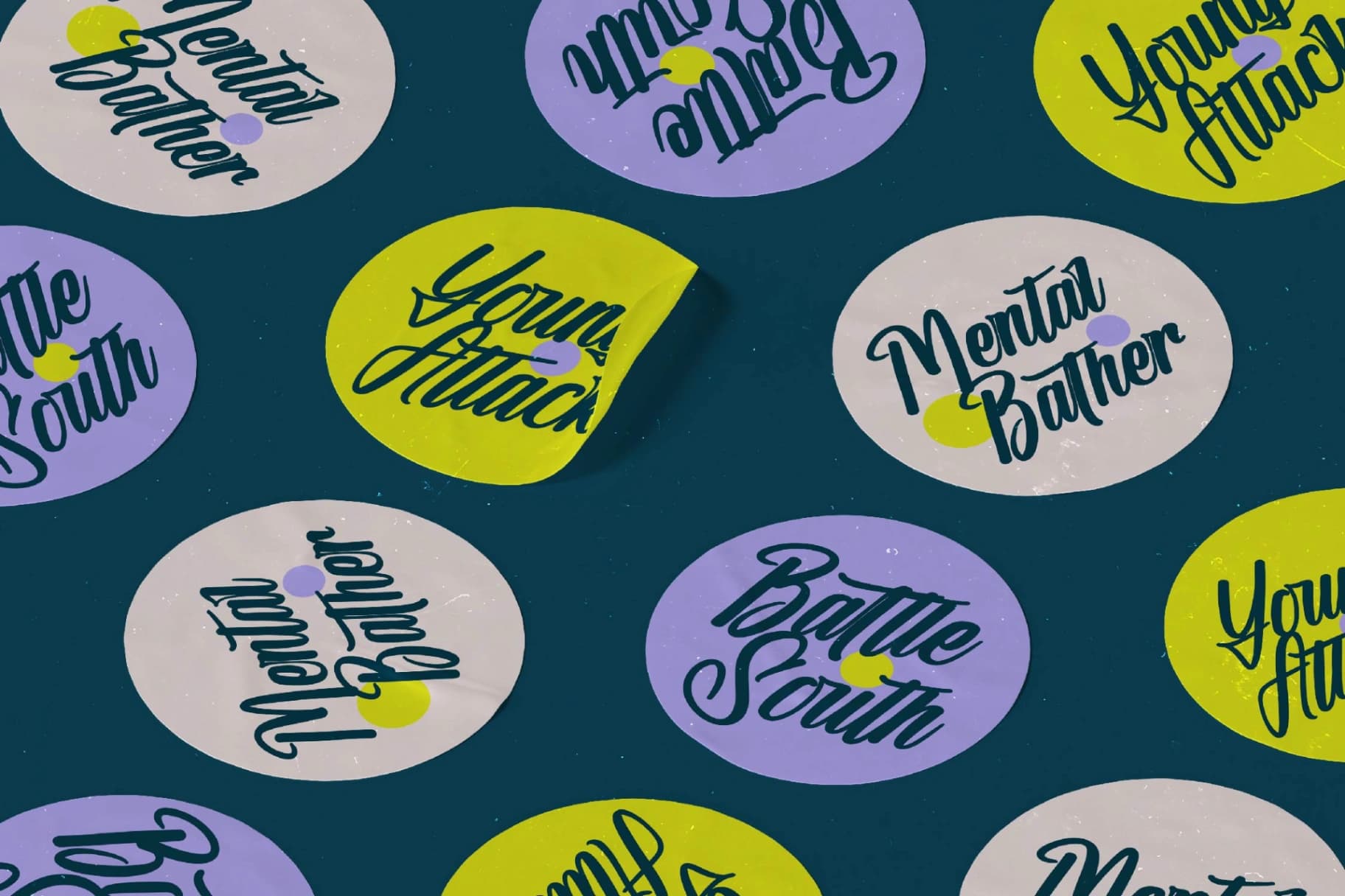 Preview 6 for Chunky Slandis - Bold Handwritten Font