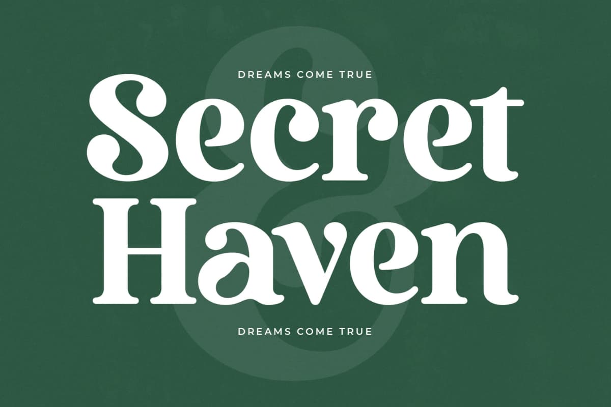 Preview 6 for Bruge Vibes - Bold Alternate Serif Font