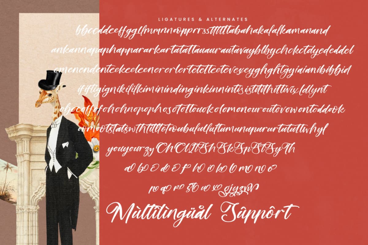 Blakely Quincy - Bold Handbrush Script font preview 19