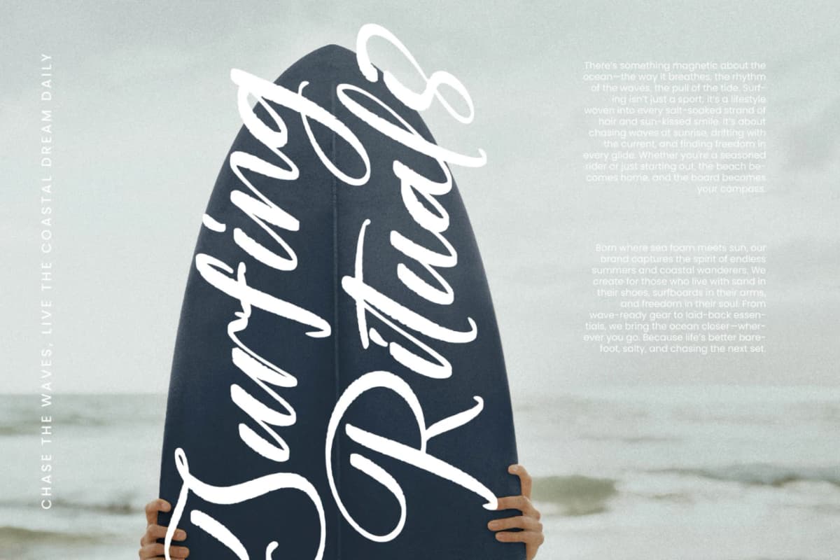 Blakely Quincy - Bold Handbrush Script font preview 16