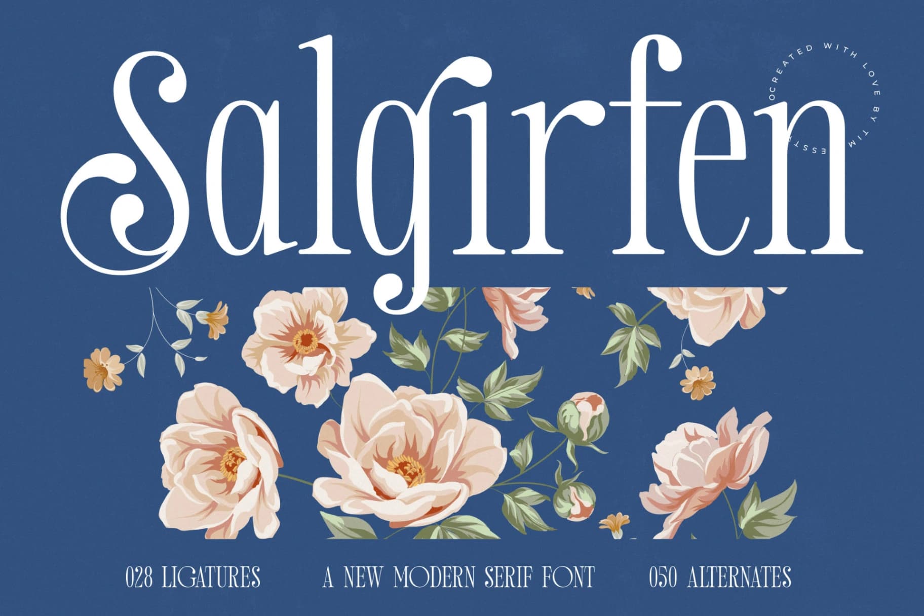 Preview of Salgirfen - New Modern Serif Font font