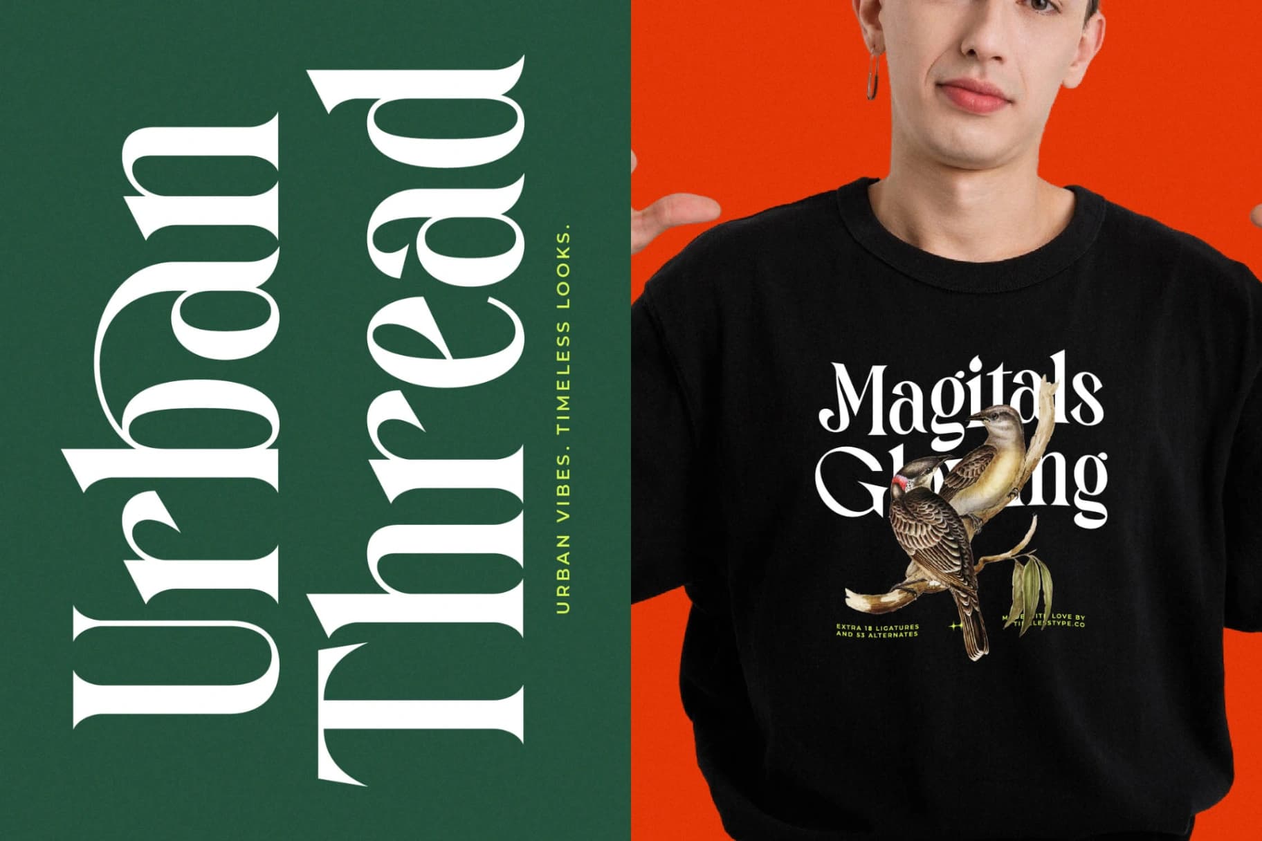 Preview 9 for Magitals Glowing - New Modern Serif Font
