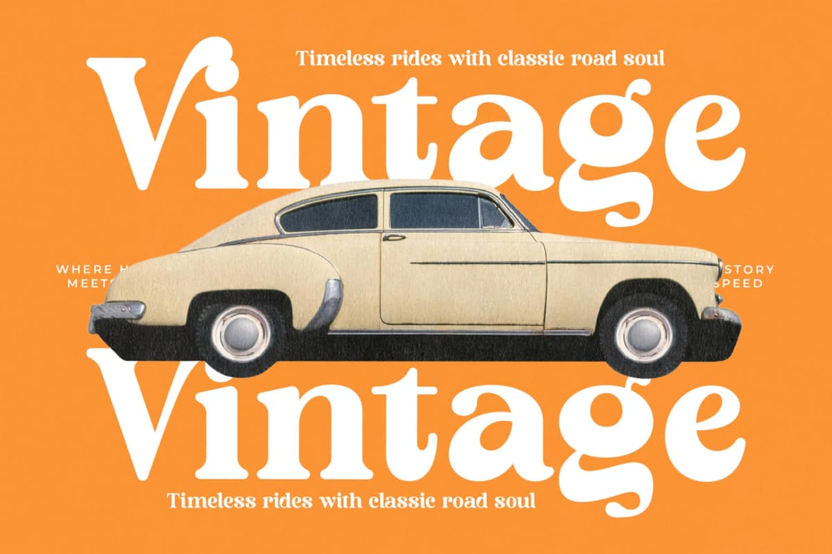 Sunday Ginger - New Vintage Serif Font font preview 3