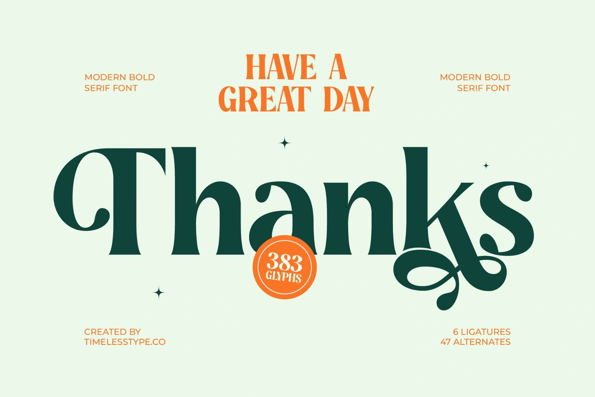 Preview 20 for Myngo Bakery - Modern Bold Serif Font