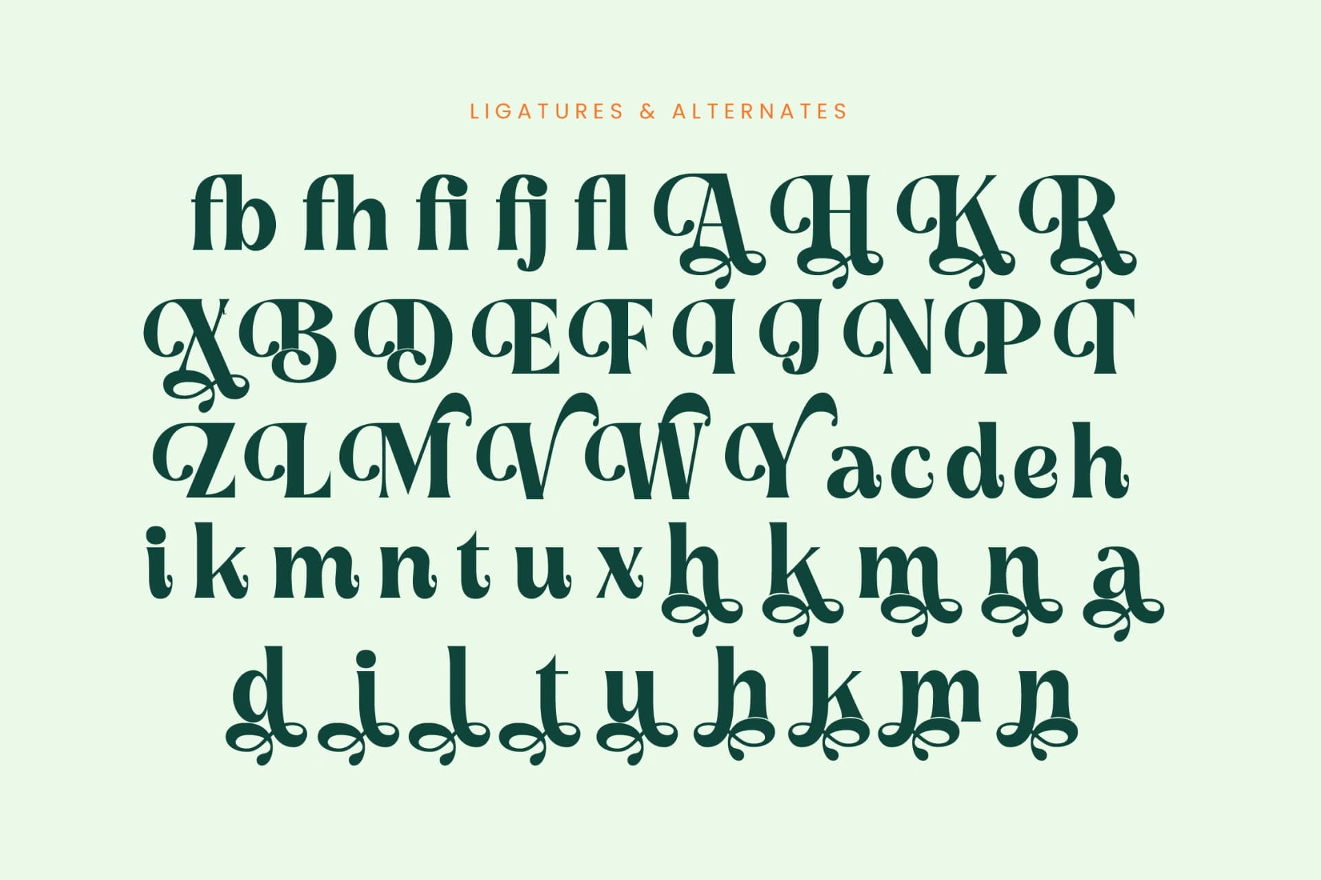 Preview 18 for Myngo Bakery - Modern Bold Serif Font