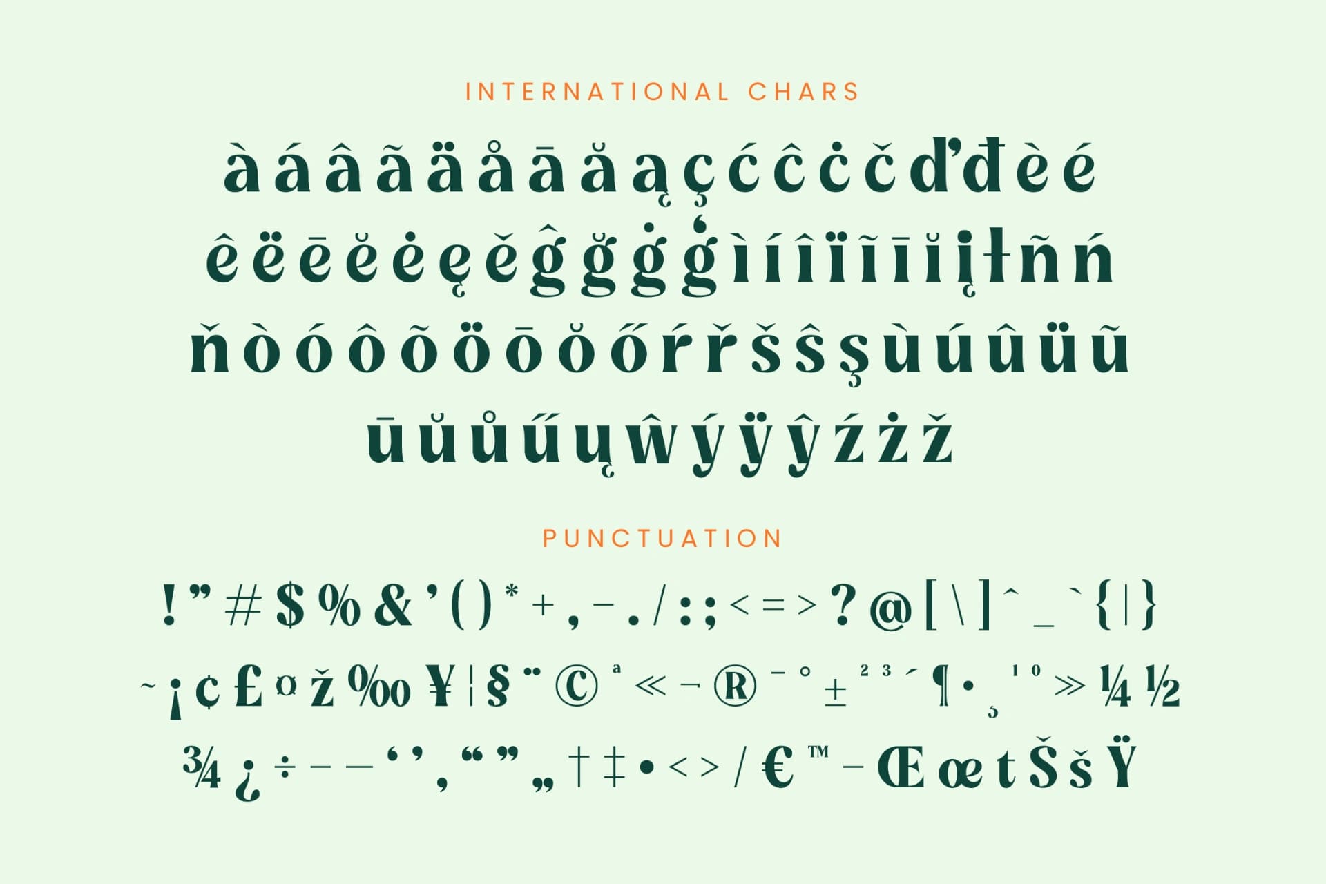Preview 19 for Myngo Bakery - Modern Bold Serif Font