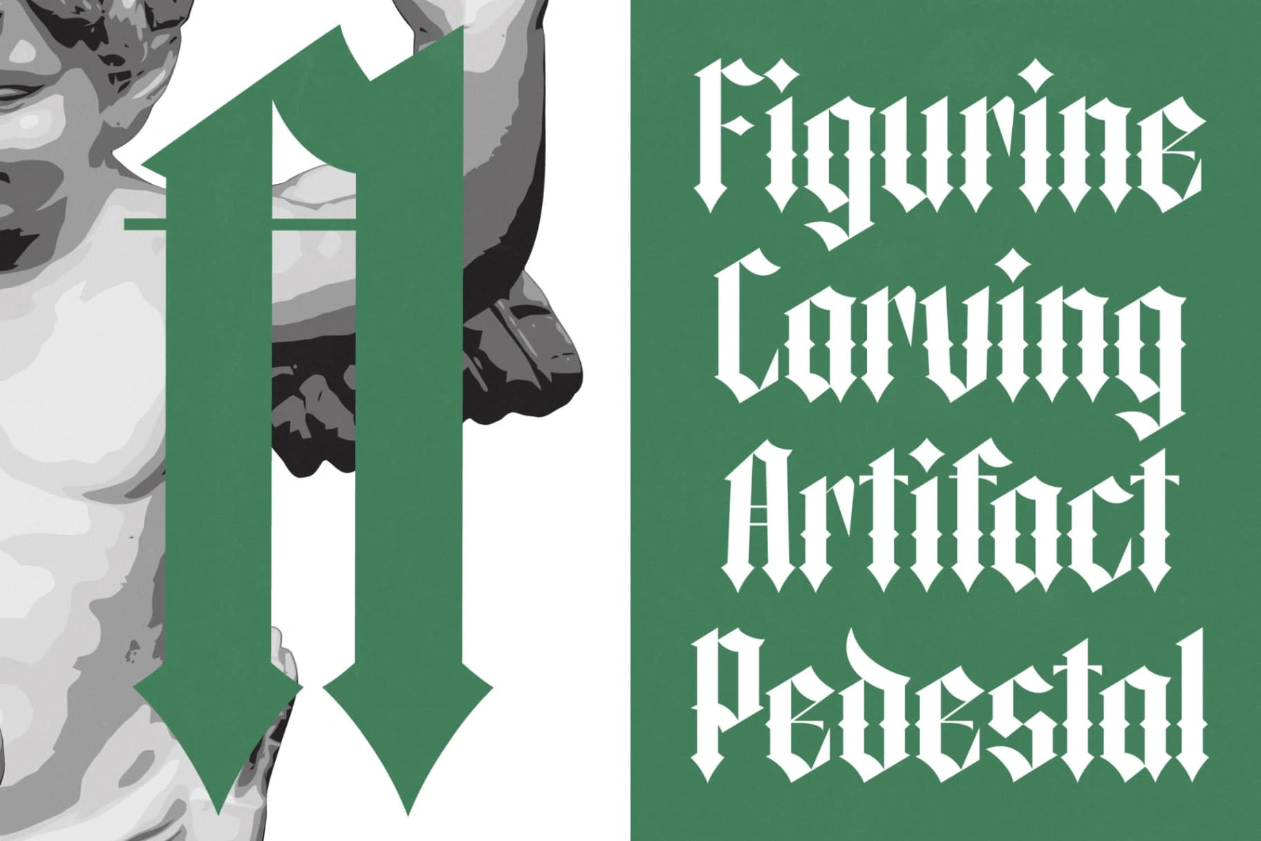 Preview 4 for Merdlins - Blackletter Serif Font