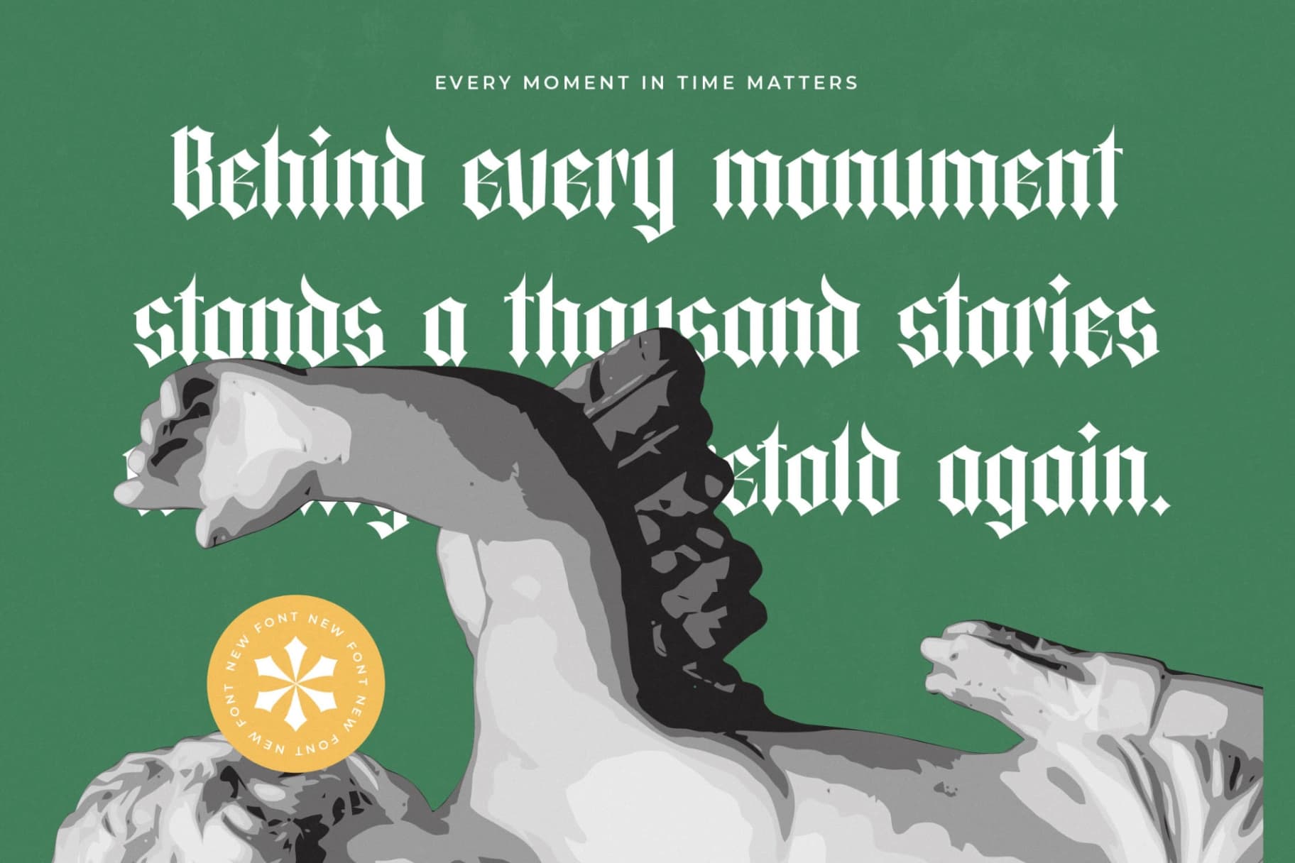 Preview 5 for Merdlins - Blackletter Serif Font