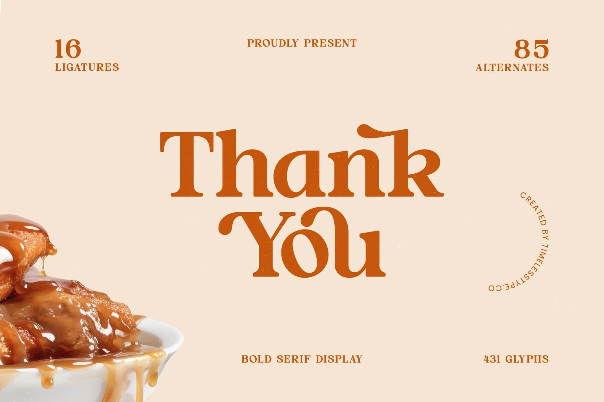 Preview 20 for Hot Caramel Delight - Bold Serif Font