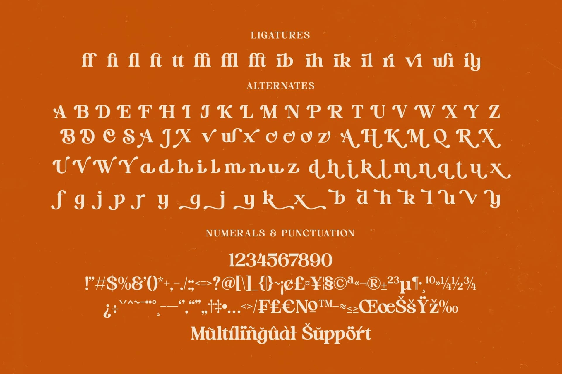 Preview 19 for Hot Caramel Delight - Bold Serif Font