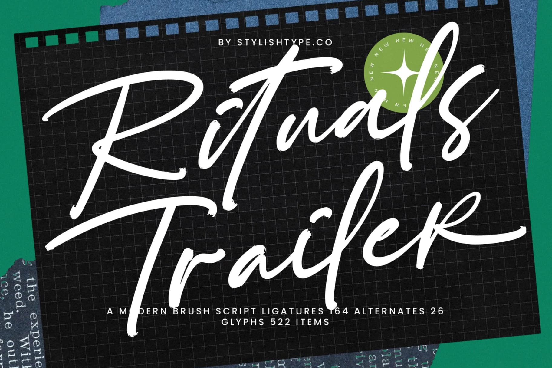 Preview of Rituals Trailer - Modern Brush Script font
