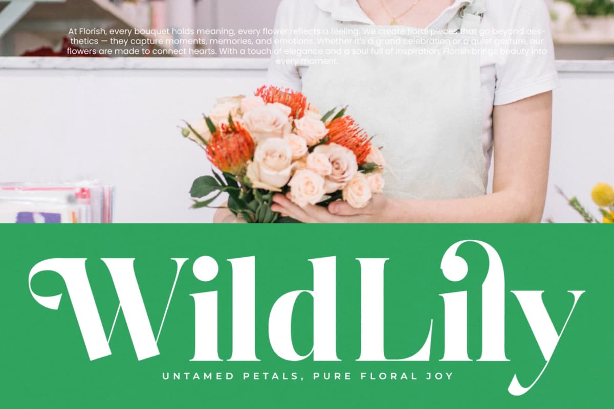 Glory Sugar - Modern Serif Font font preview 10