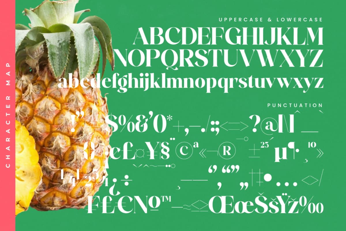 Glory Sugar - Modern Serif Font font preview 19