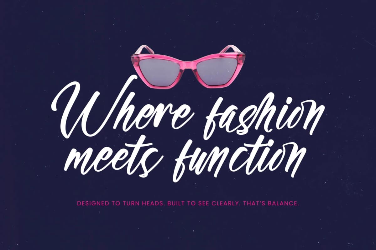 Youth Glitch - Bold Handwritten Font font preview 2