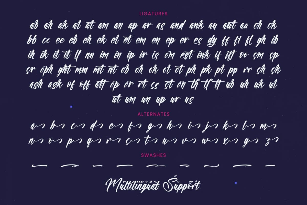 Youth Glitch - Bold Handwritten Font font preview 19