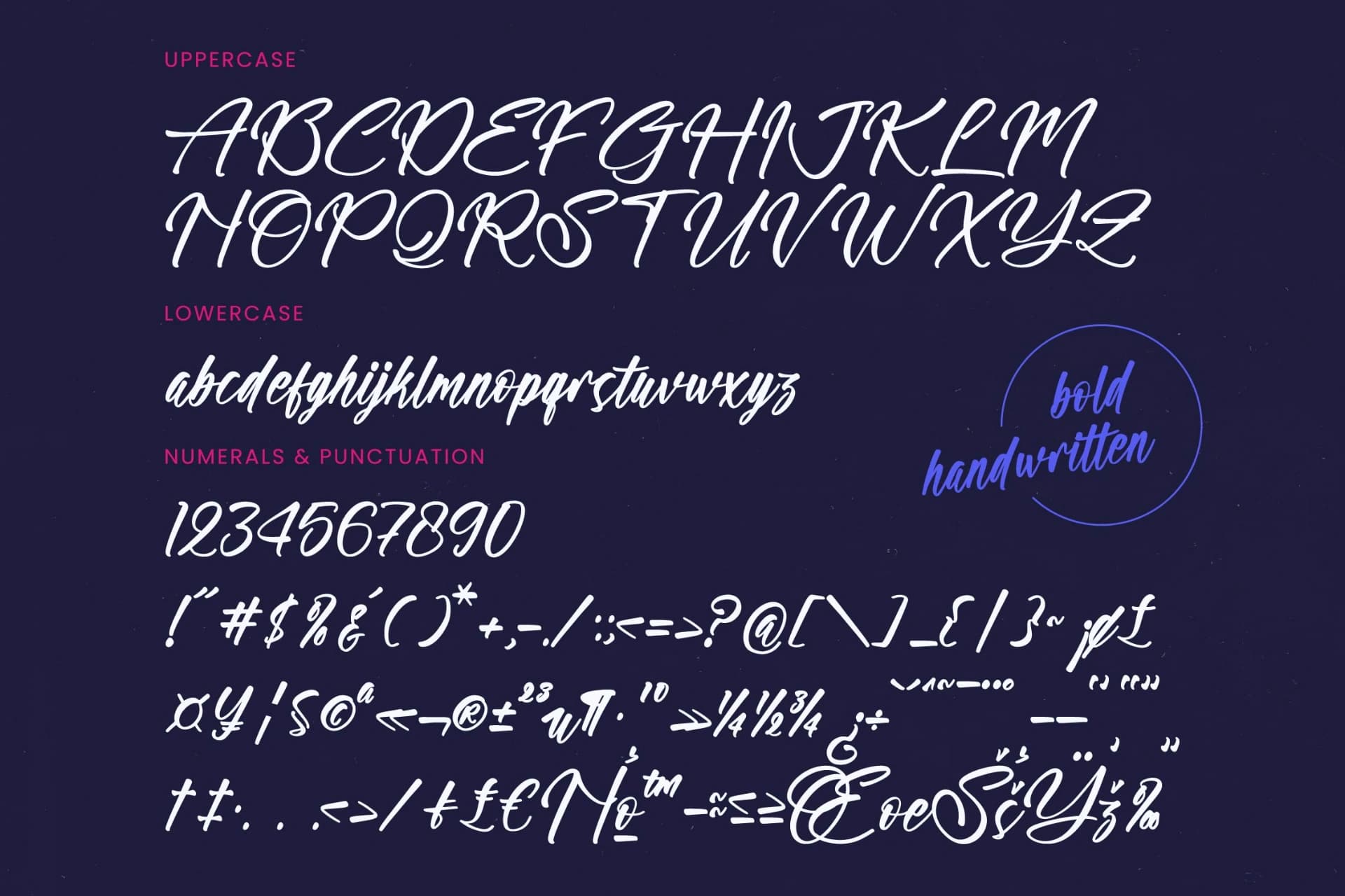 Preview 18 for Youth Glitch - Bold Handwritten Font