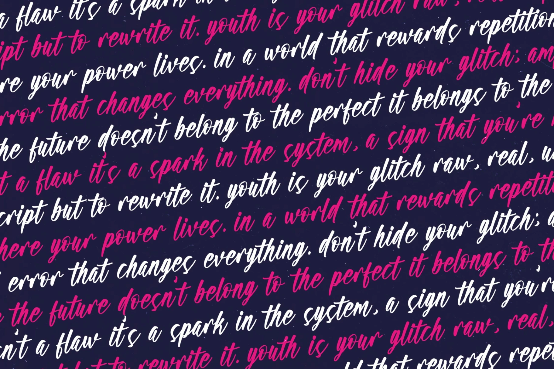 Preview 12 for Youth Glitch - Bold Handwritten Font