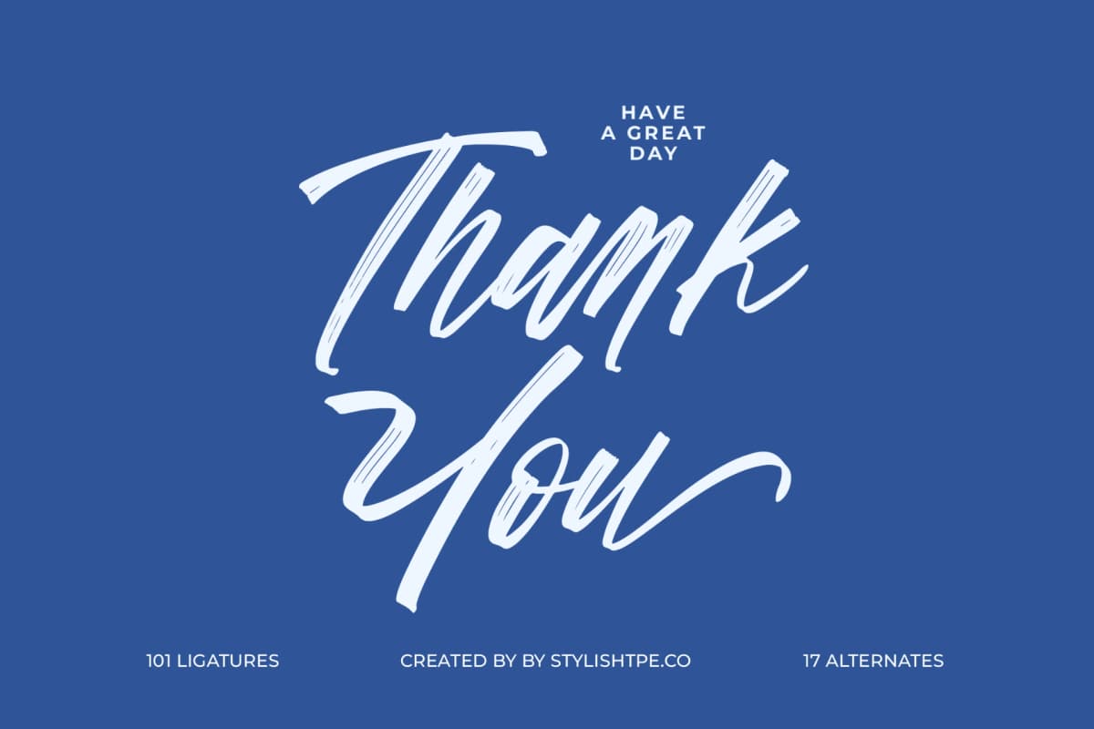 Vichellen Jordan - Modern Brush Font font preview 20