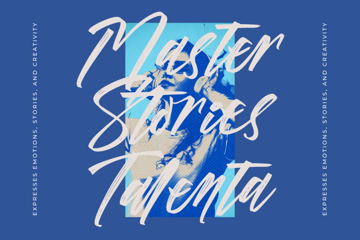 Vichellen Jordan - Modern Brush Font font preview 9