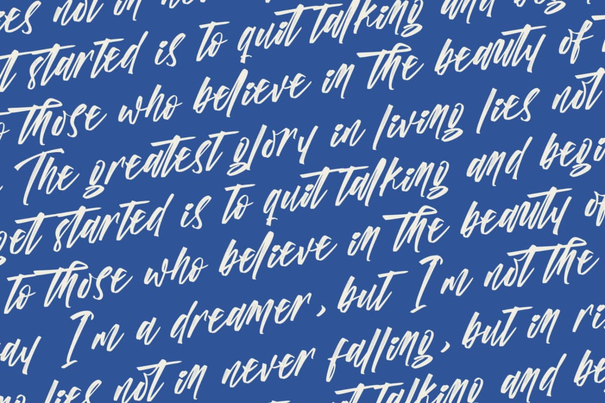 Vichellen Jordan - Modern Brush Font font preview 19