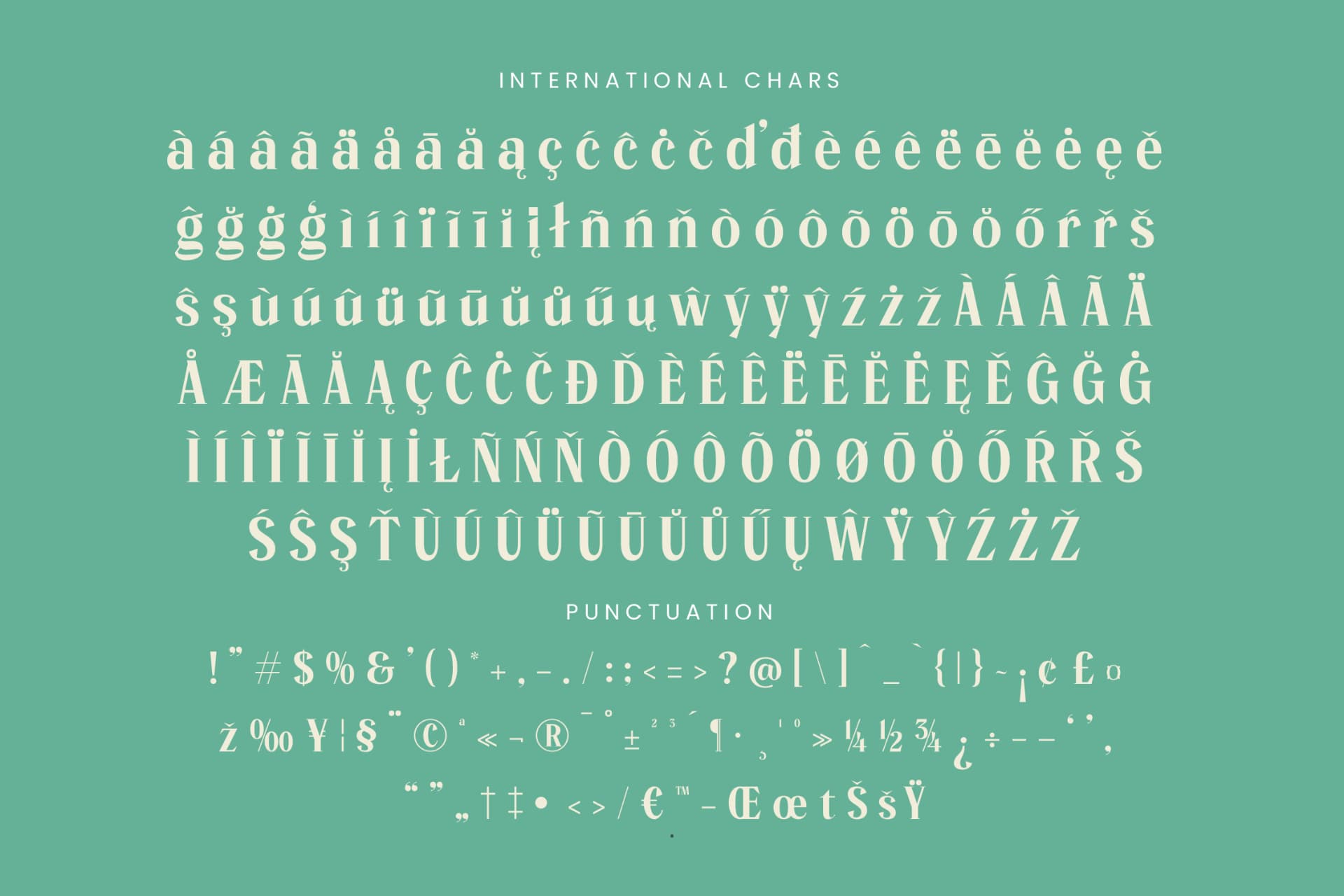 Preview 19 for Manica - Modern Serif Font