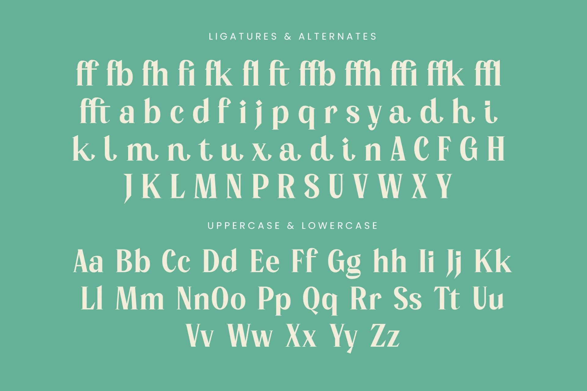 Preview 18 for Manica - Modern Serif Font