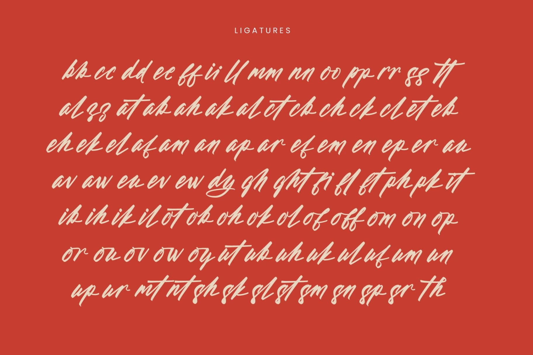 Preview 18 for Aleghtoz Mountain - Modern Script Font
