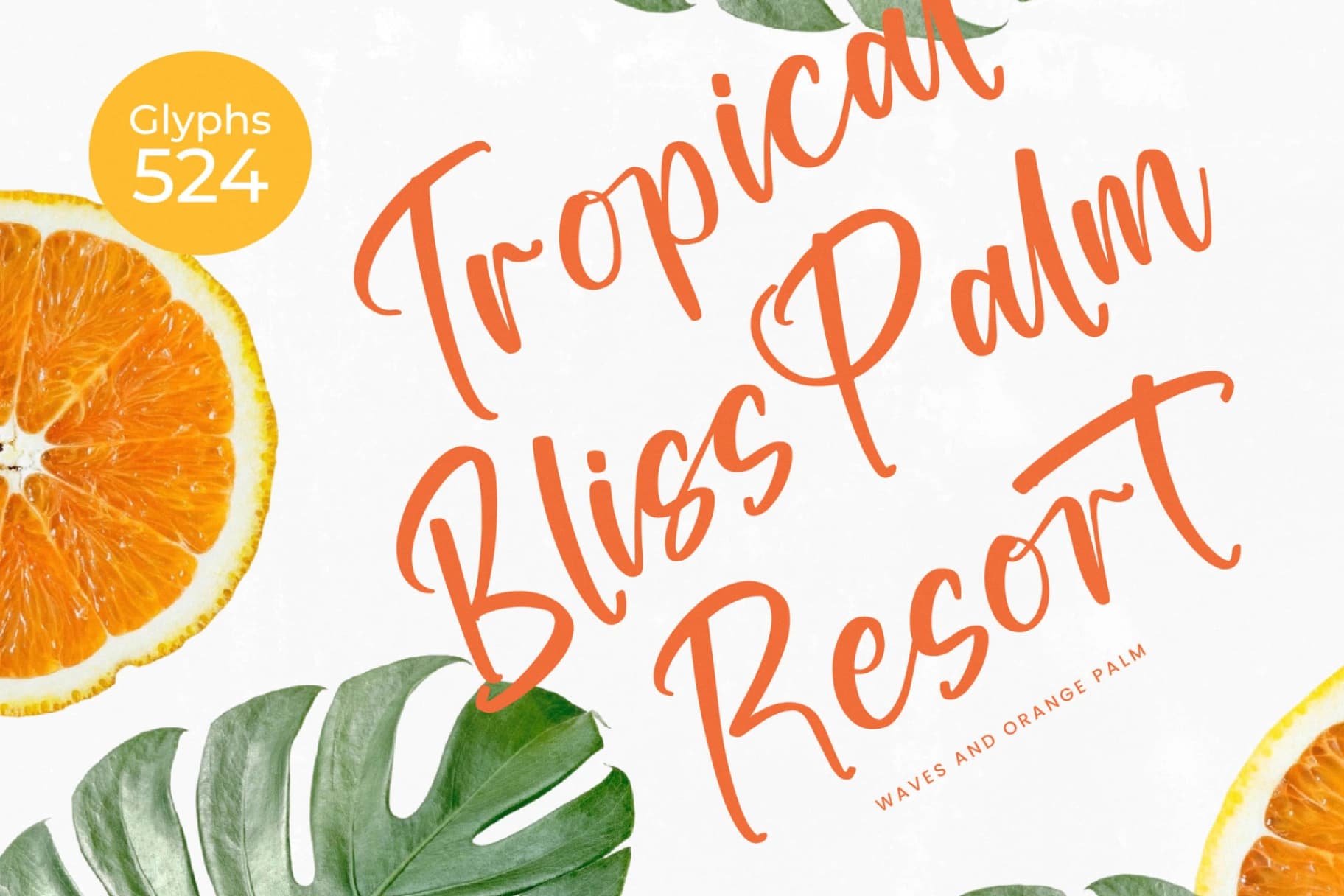 Preview 8 for Tropical Splash - Modern Handwritten Font