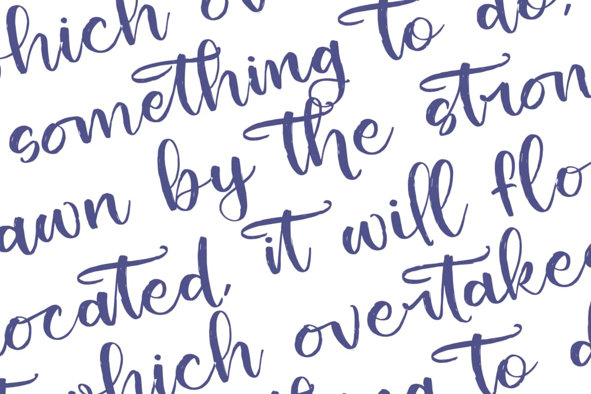 Shiny Cottage - Modern Handbrush Script font preview 17