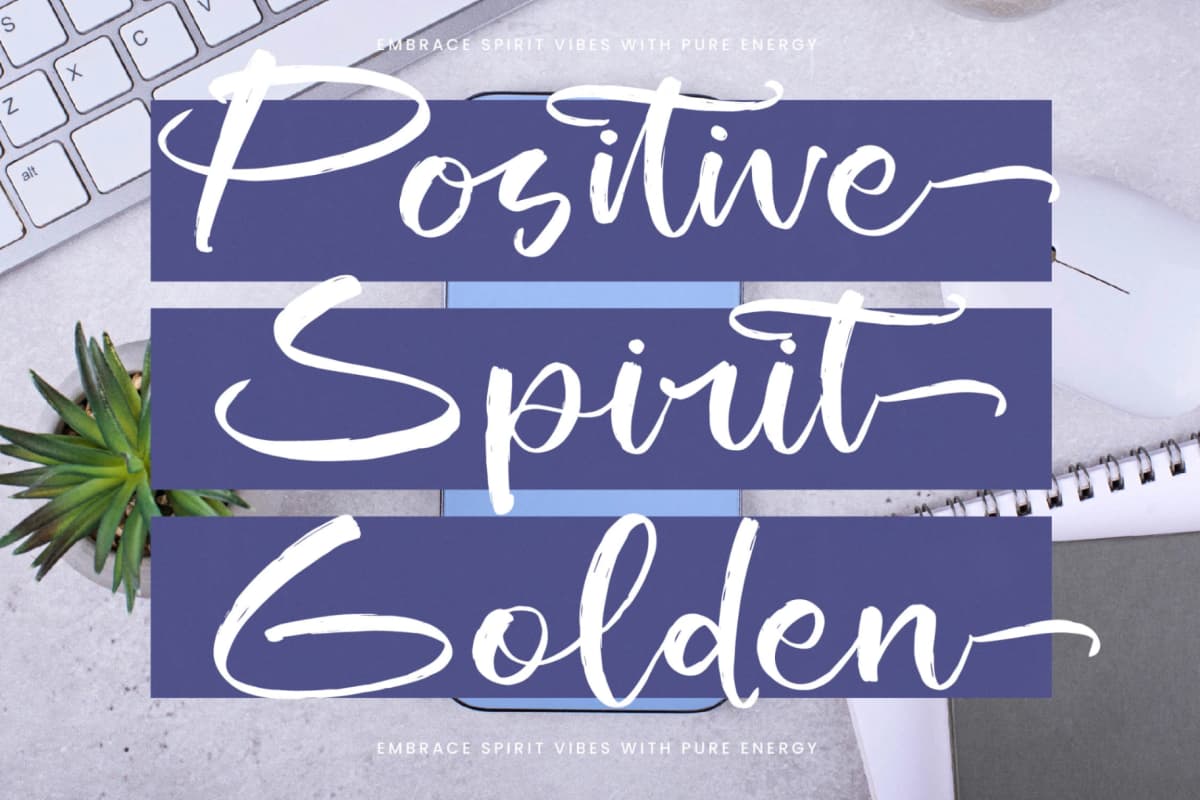 Shiny Cottage - Modern Handbrush Script font preview 14