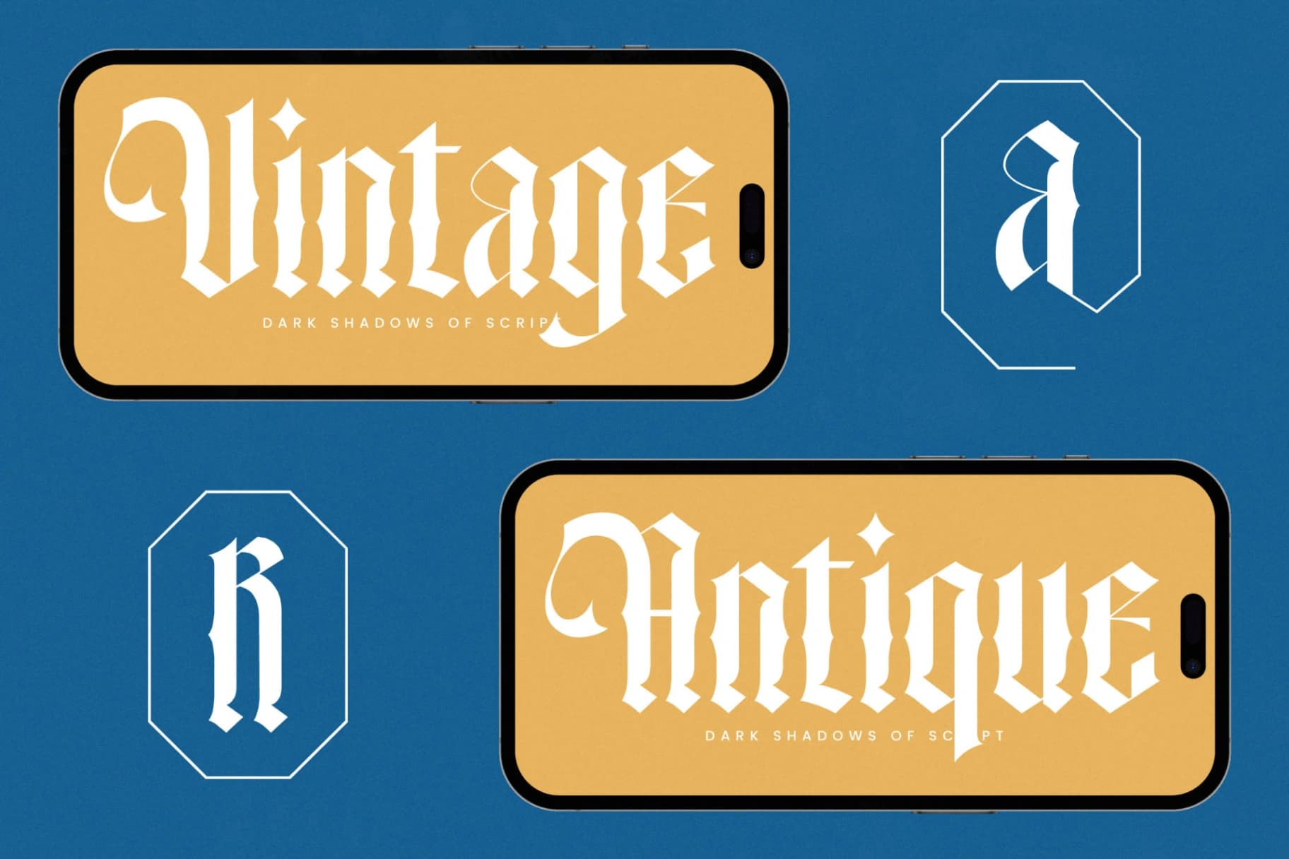 Preview 3 for Angelic Glimstone - Blackletter Font