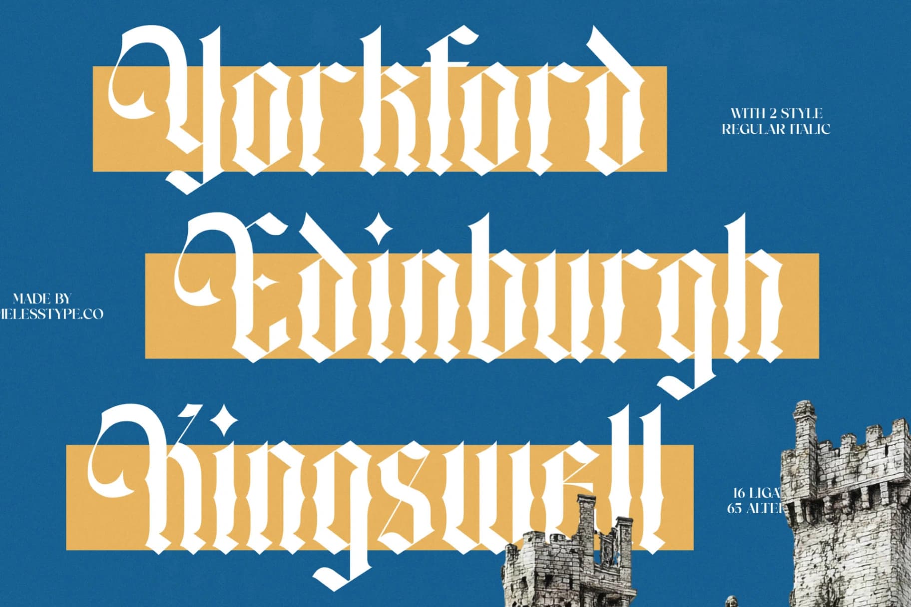 Preview 8 for Angelic Glimstone - Blackletter Font
