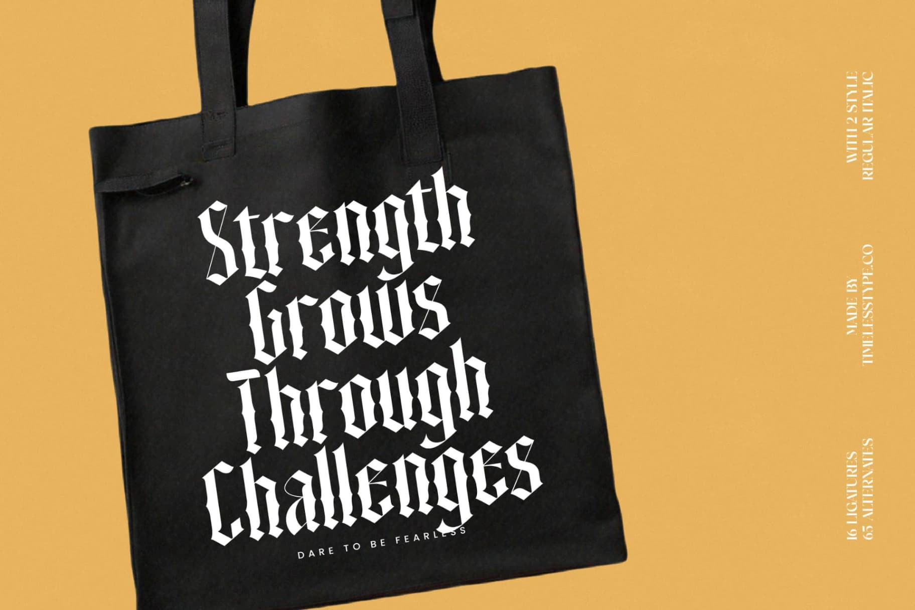 Preview 5 for Angelic Glimstone - Blackletter Font
