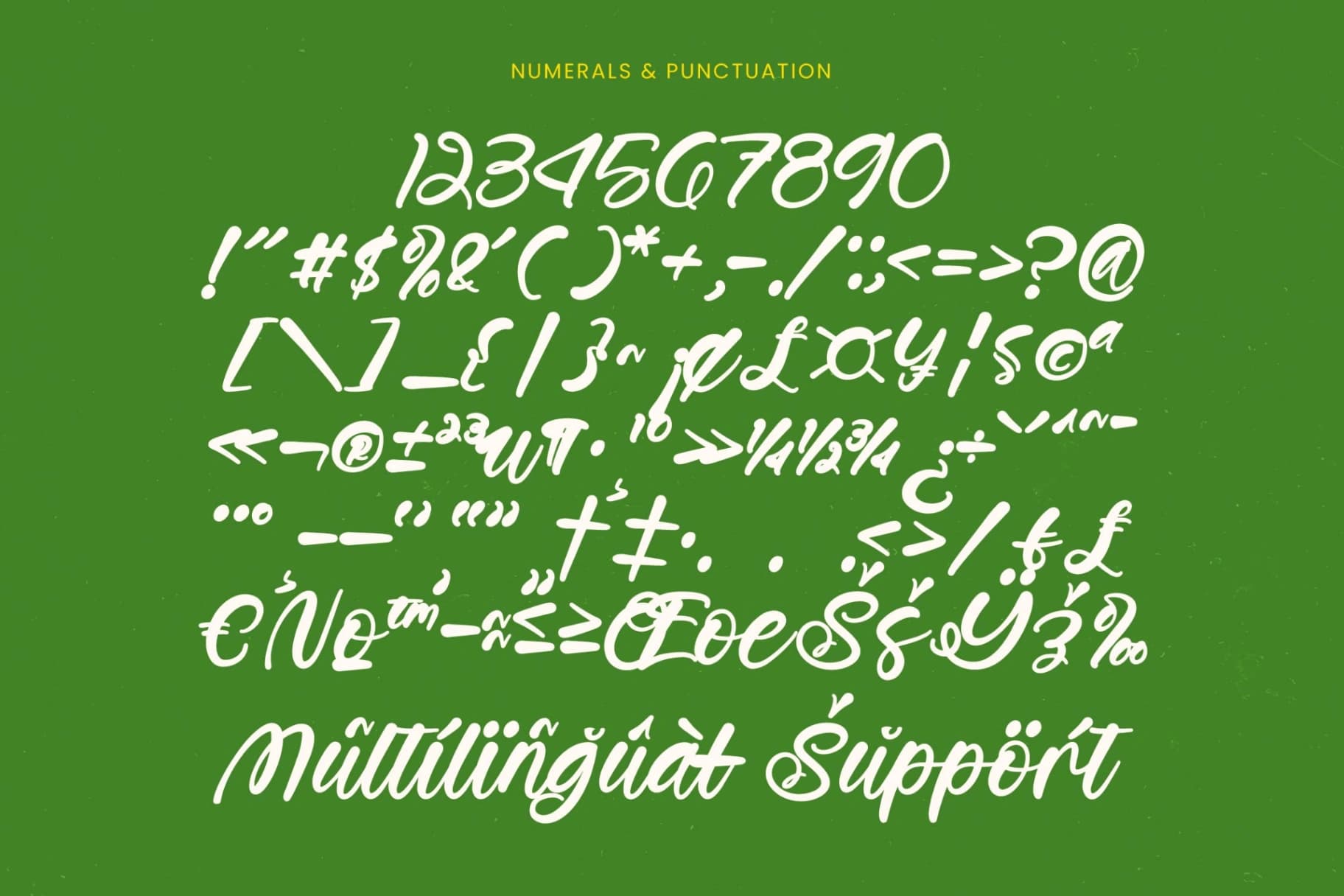 Preview 18 for Bumlay Otican - Bold Handwritten Font