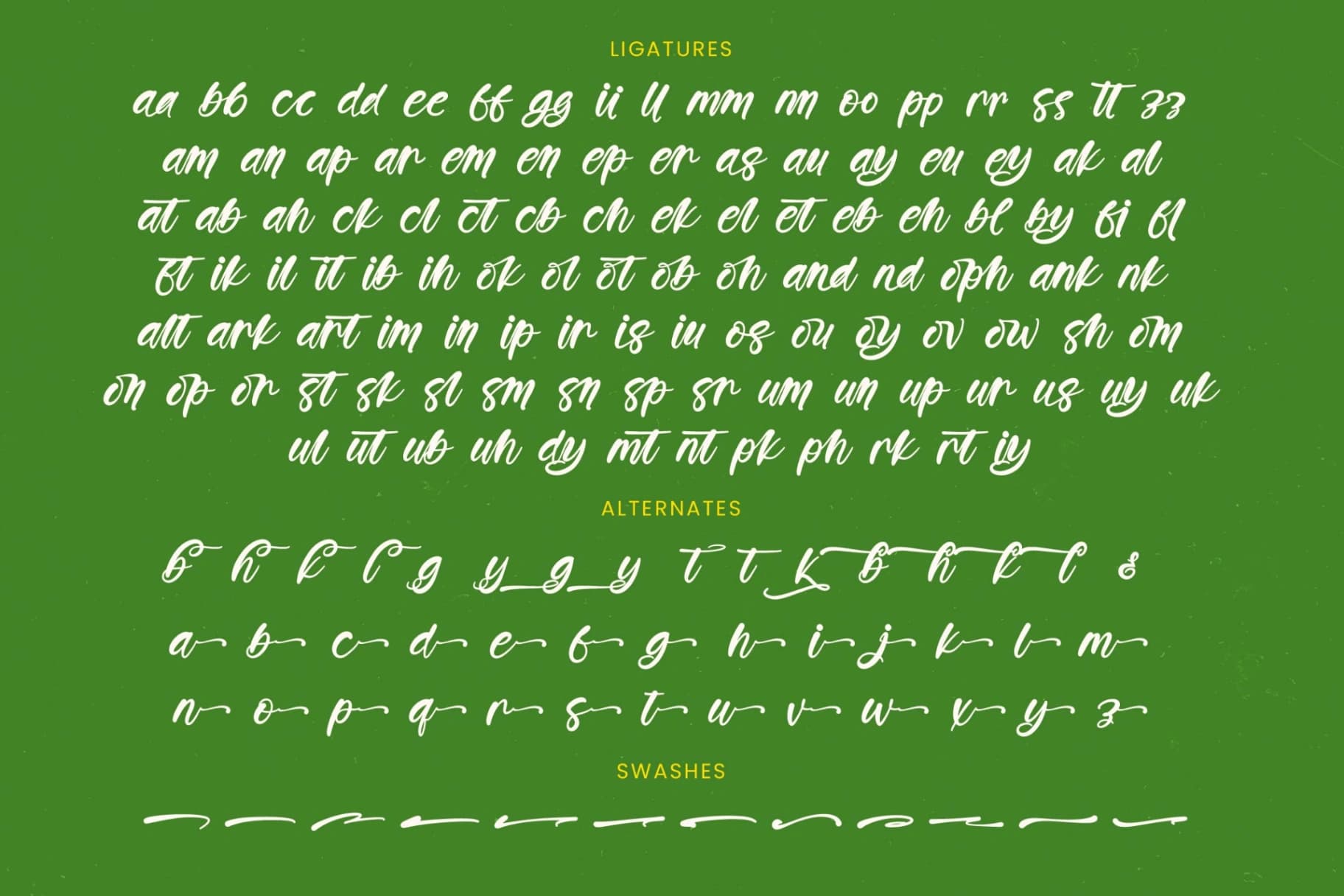 Preview 19 for Bumlay Otican - Bold Handwritten Font