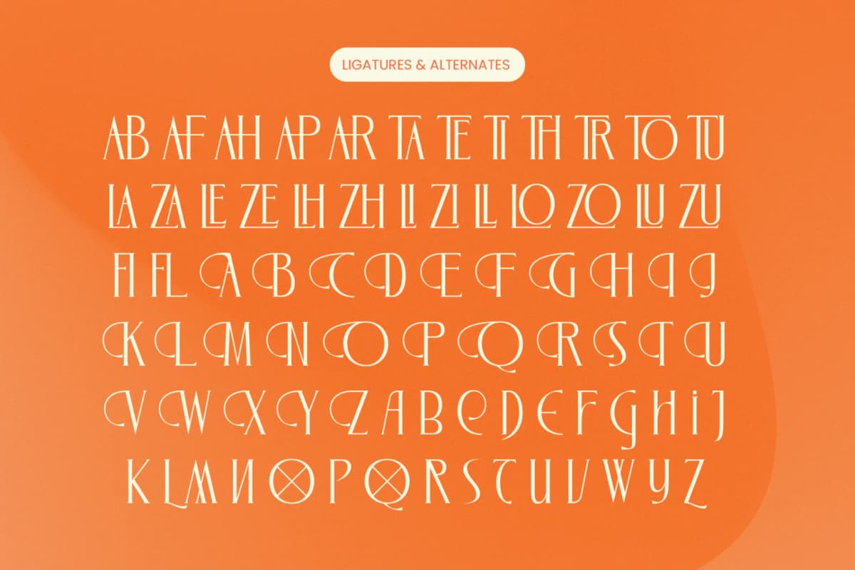 Preview 18 for Zamilah - Modern Serif Font