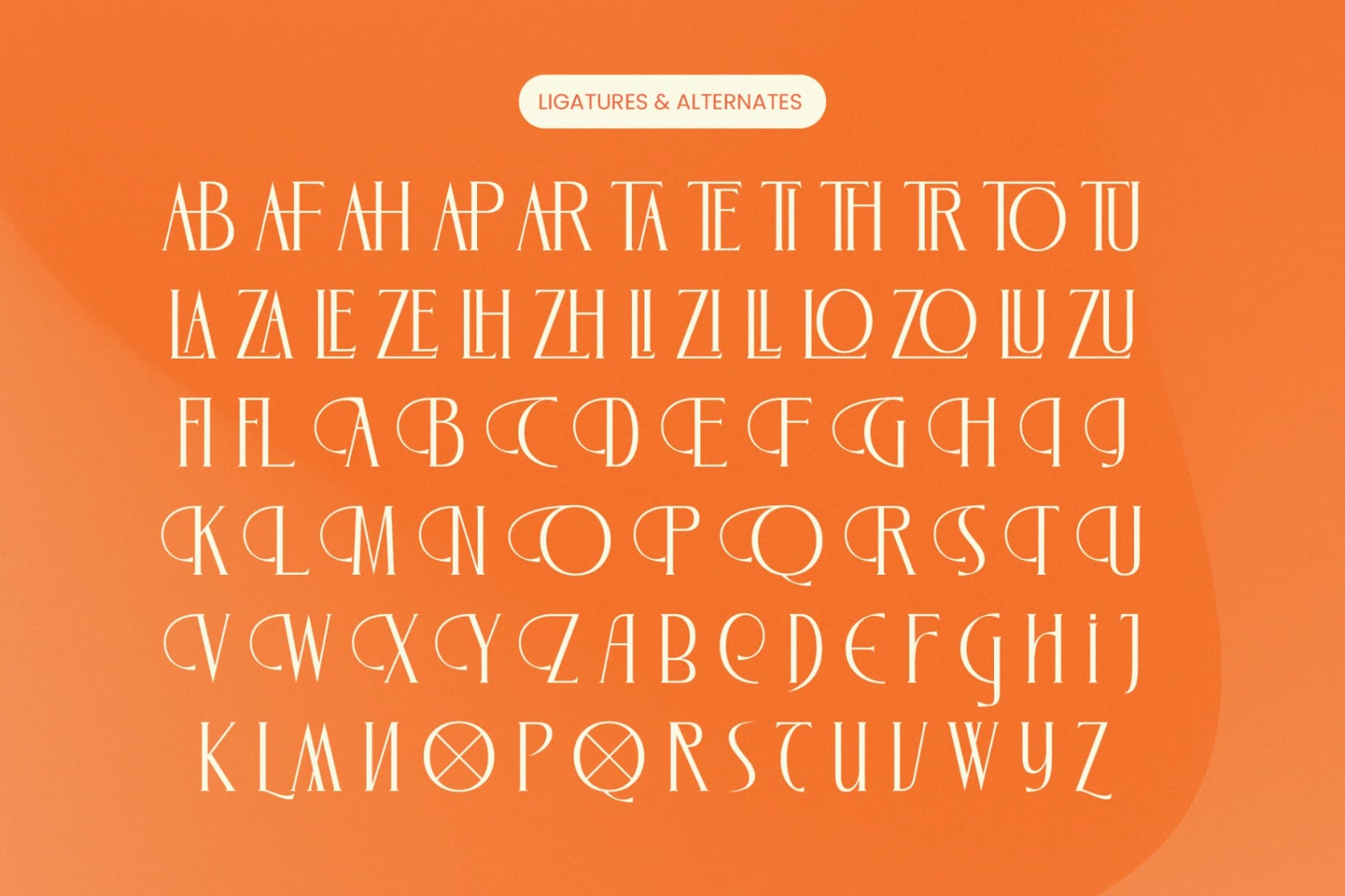 Preview 18 for Zamilah - Modern Serif Font