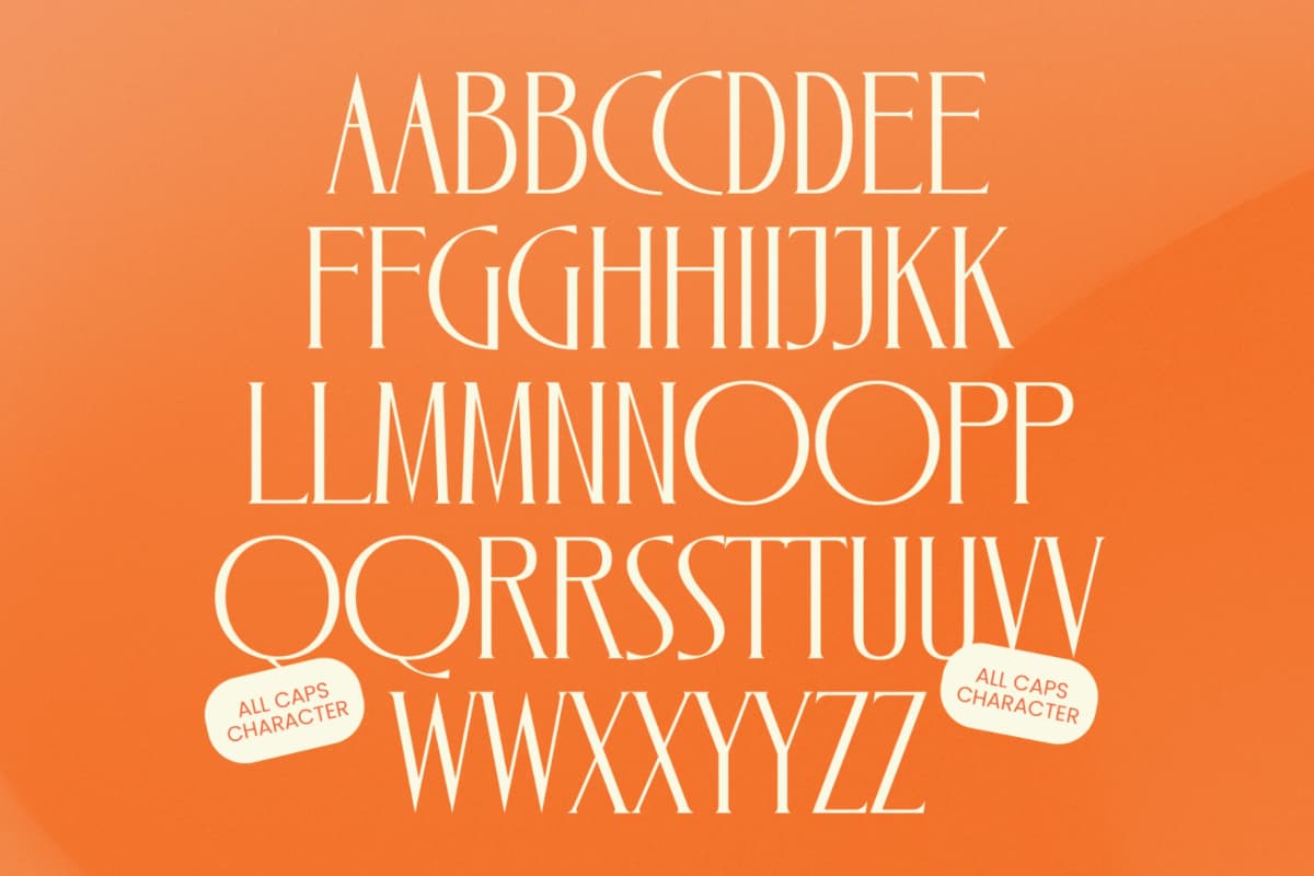 Preview 13 for Zamilah - Modern Serif Font