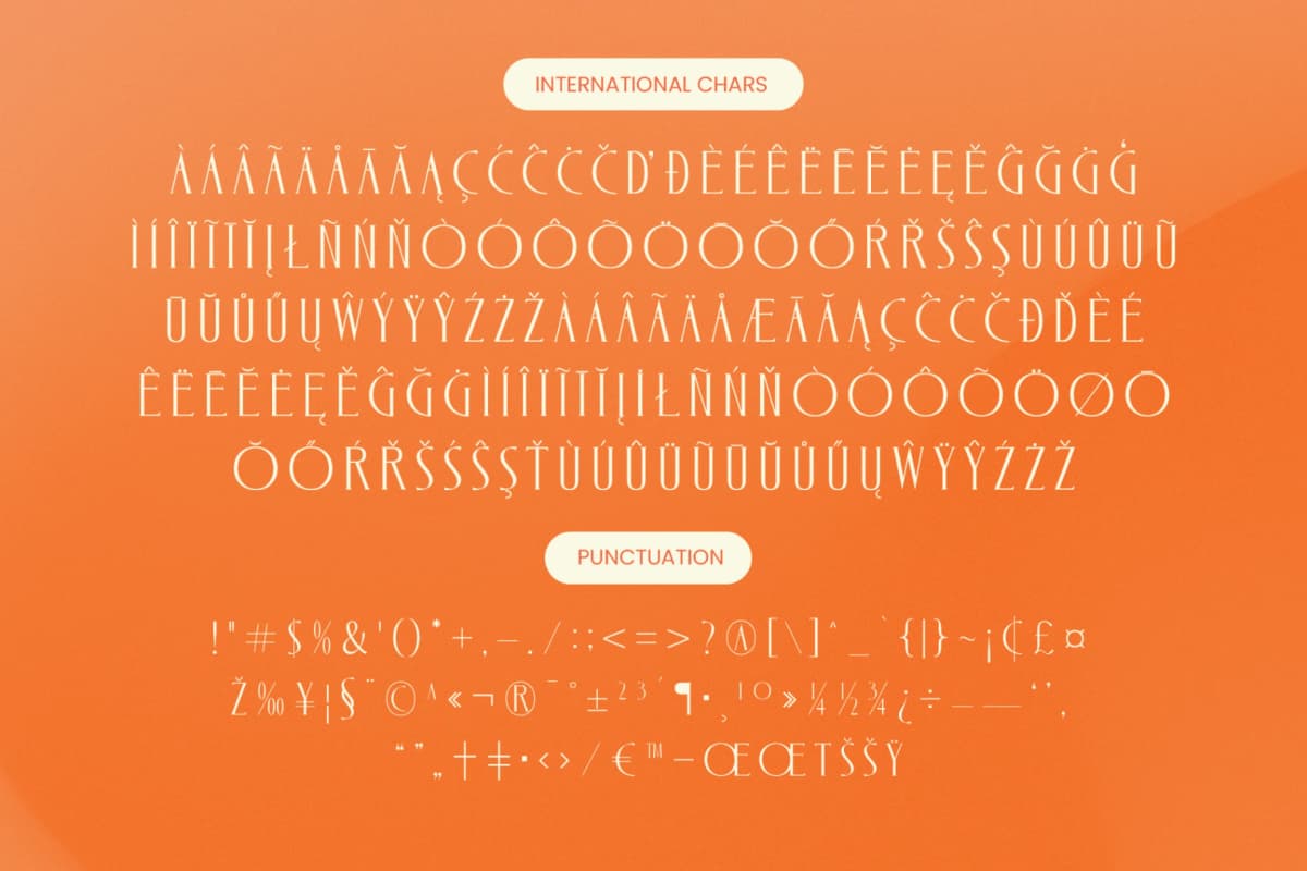 Preview 19 for Zamilah - Modern Serif Font