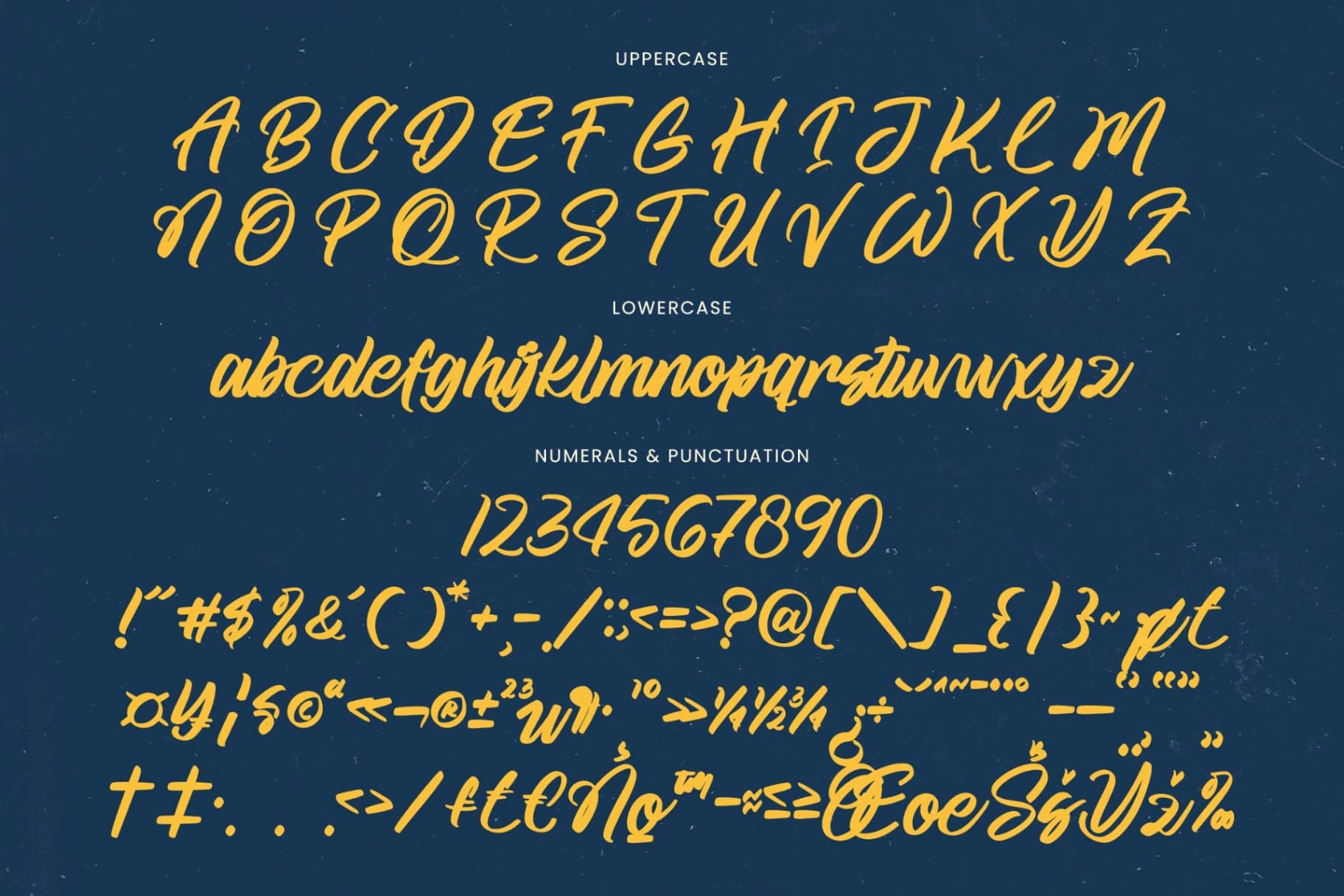 Preview 17 for Goland Button - Modern Brush Font
