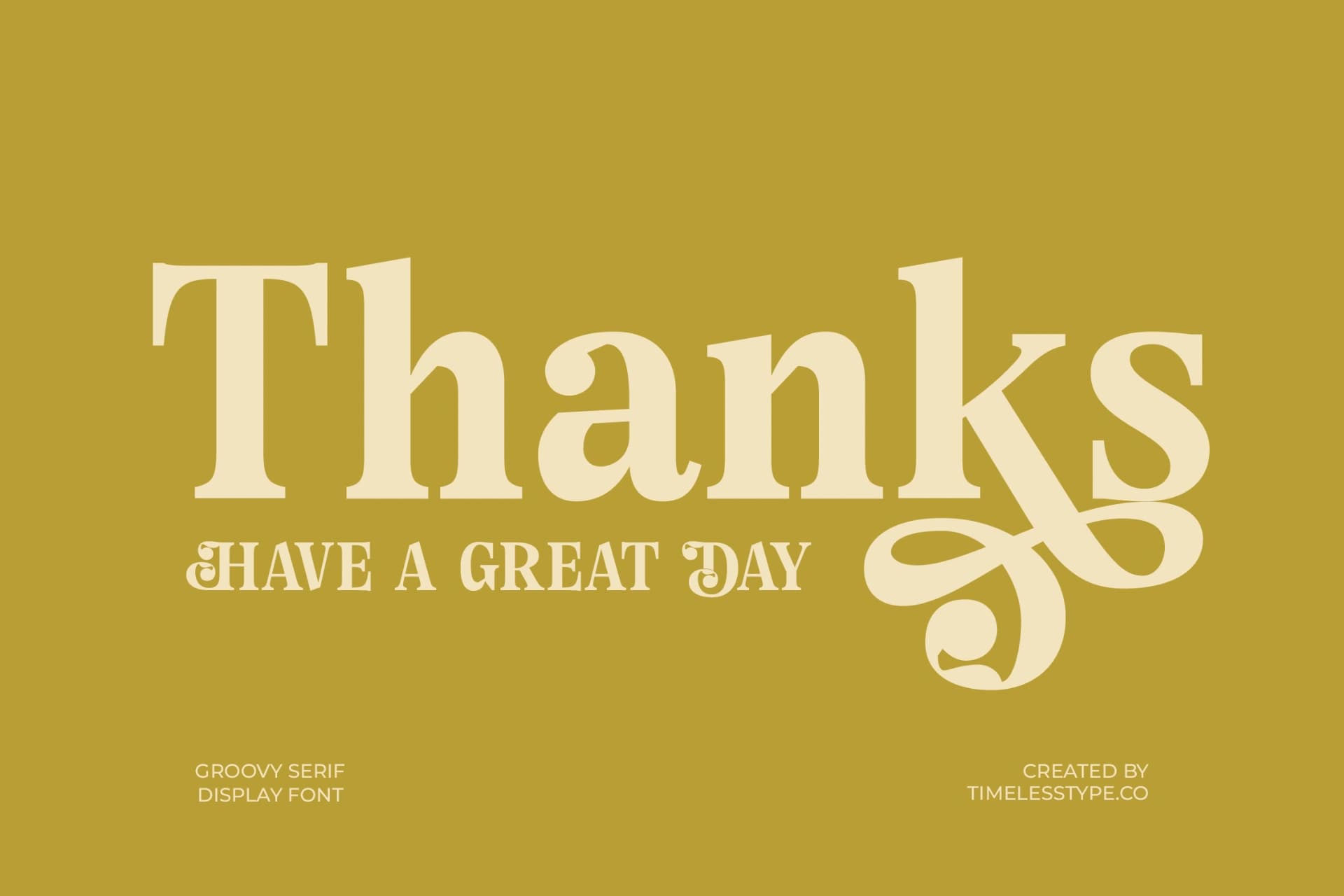 Preview 20 for Angel & Bunda - Groovy Serif Display Font