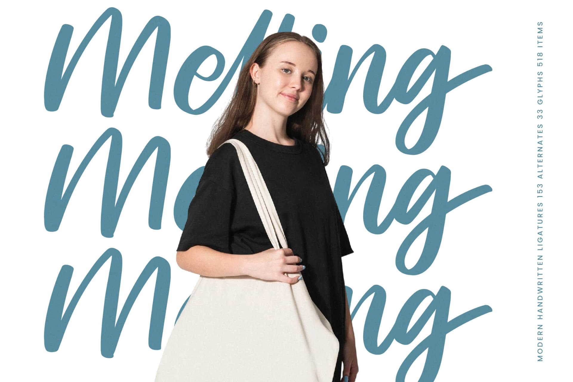 Preview 5 for Melting Bakeds - Modern Handwritten Font