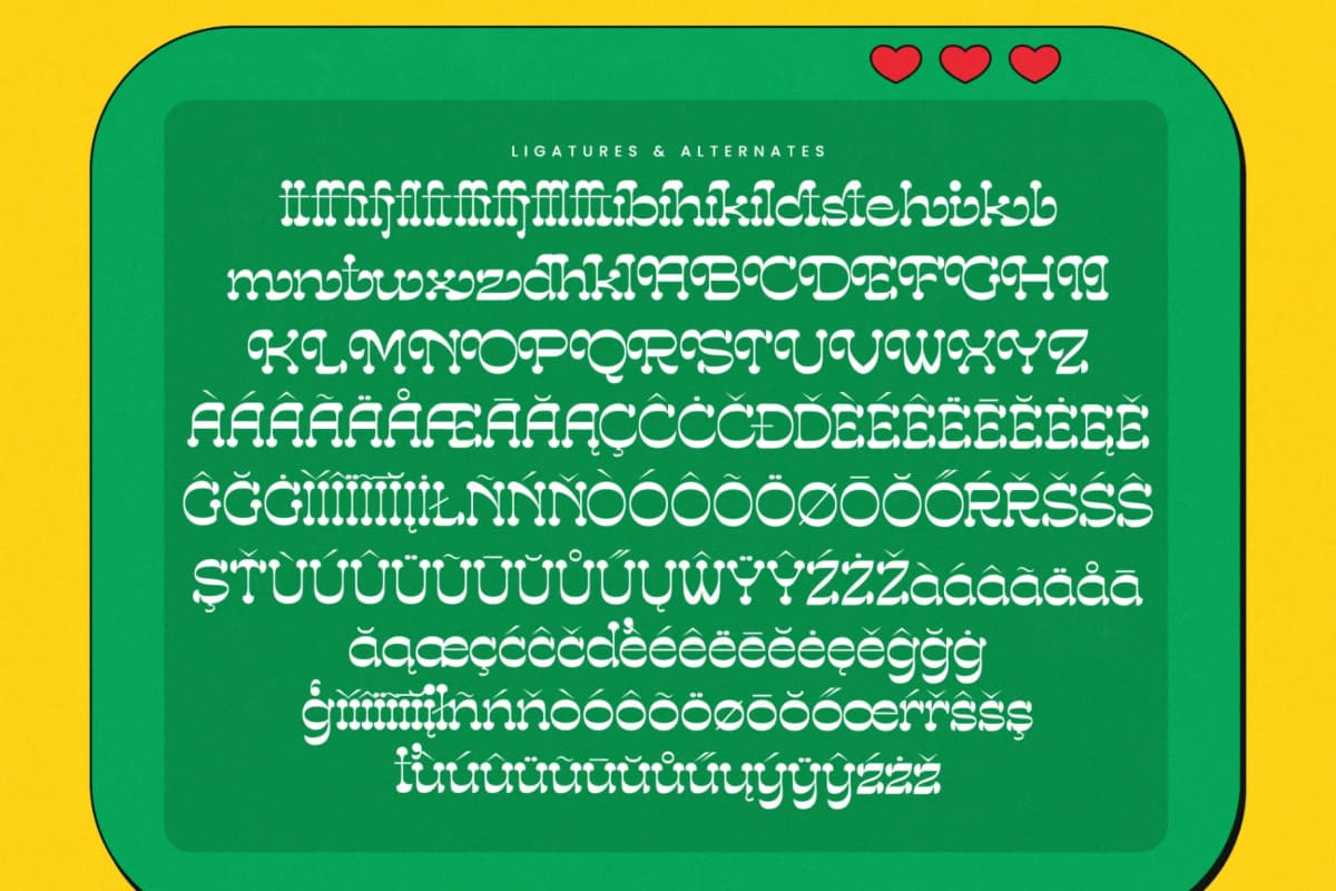 Rewind Souls - Modern Display Font font preview 19