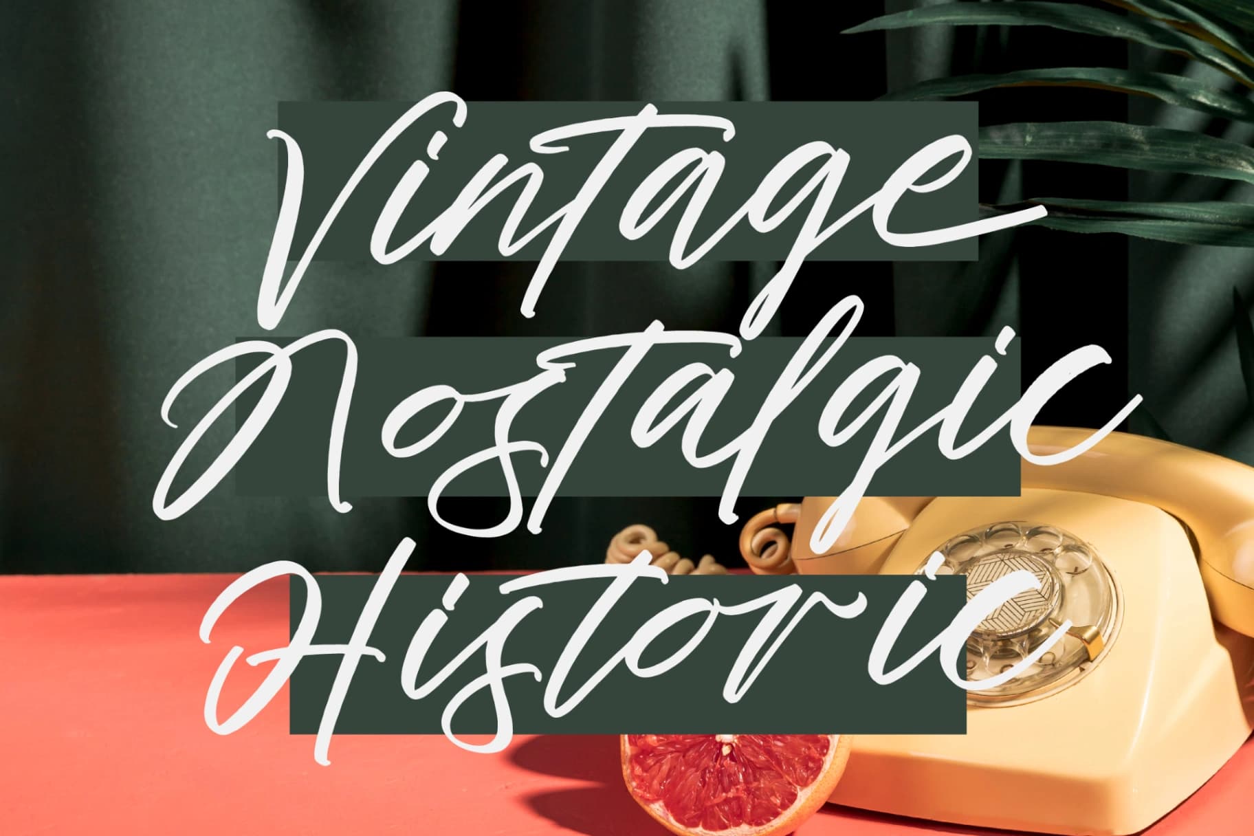 Preview 13 for Cocktail Bigoter - Modern Script Font